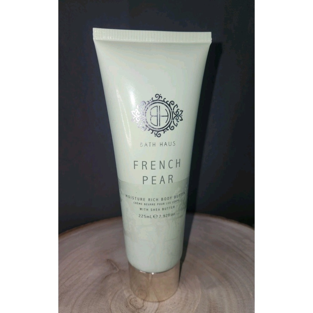 The Bath Haus~Moisture Rich Body Butter~ FRENCH PEAR~ 7.92 fl Oz~NEW/SEALED